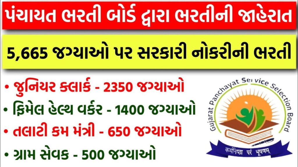 2025 માં સૌથી મોટી GPSSB ભરતી! હજારો ઉમેદવારોને મળશે સરકારી નોકરીની તક
